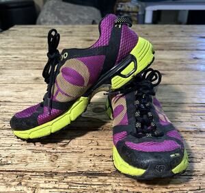 Ipearl Izumi Women’s Sz 7.5 Pur/Lm/Blk Run Like An Animal Sneakers
